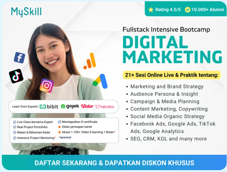 Bootcamp digital marketing MySkill